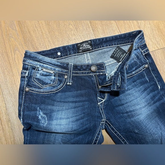 Size 0 Long Express Rerock Jeans - Women’s Express jeans - Picture 5 of 9